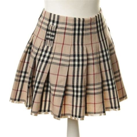 burberry plaid pleated skirt